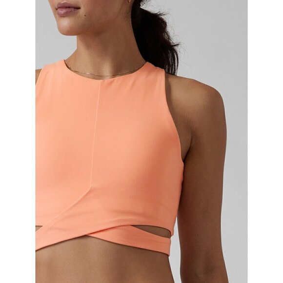 Athleta Conscious Cut Out Crop Bra Top Small D-DD - Picture 2 of 6